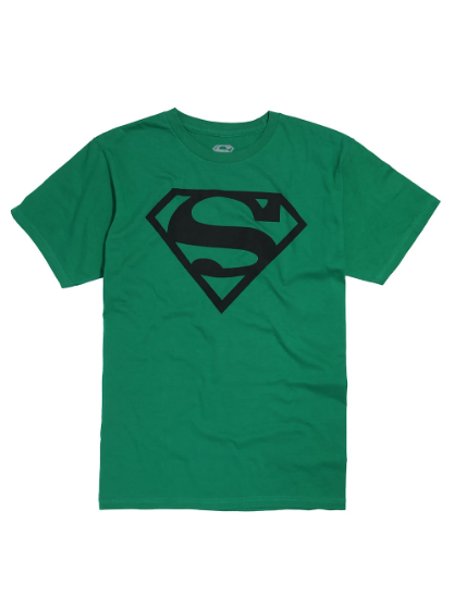green superman t shirt